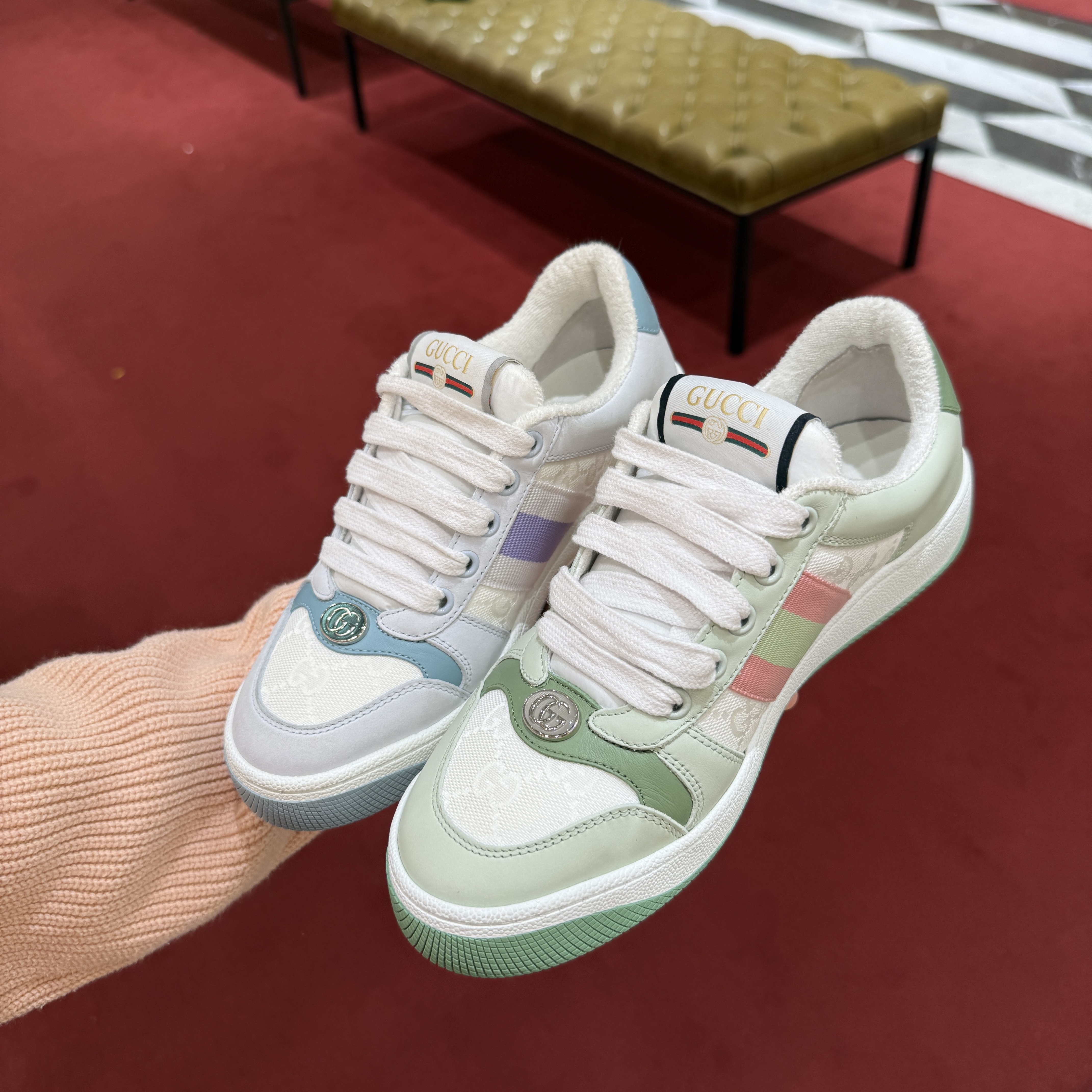 Gucci Screener GG supreme sneakers 2 color 677423