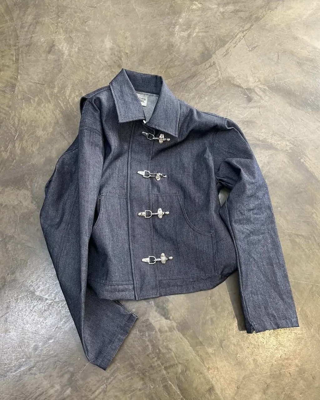 2IDIOTS LABEL Fireman-clasp Raw Denim Jacket 消防扣 雙拉鍊 外套 牛仔