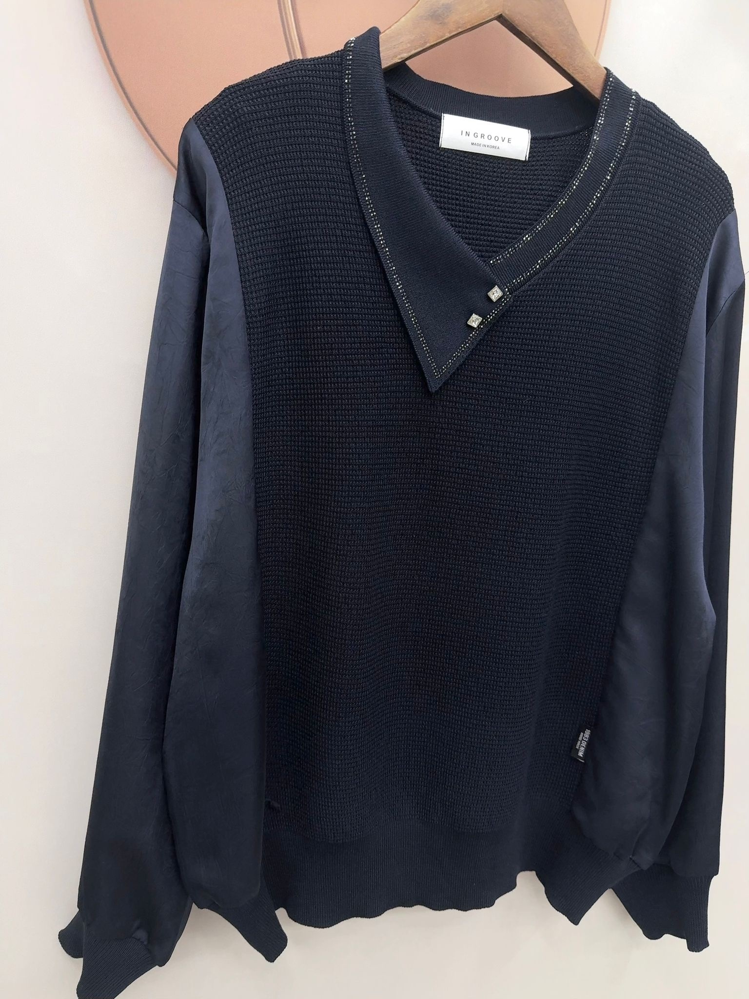 韓國拼色丁䄂針織～116T