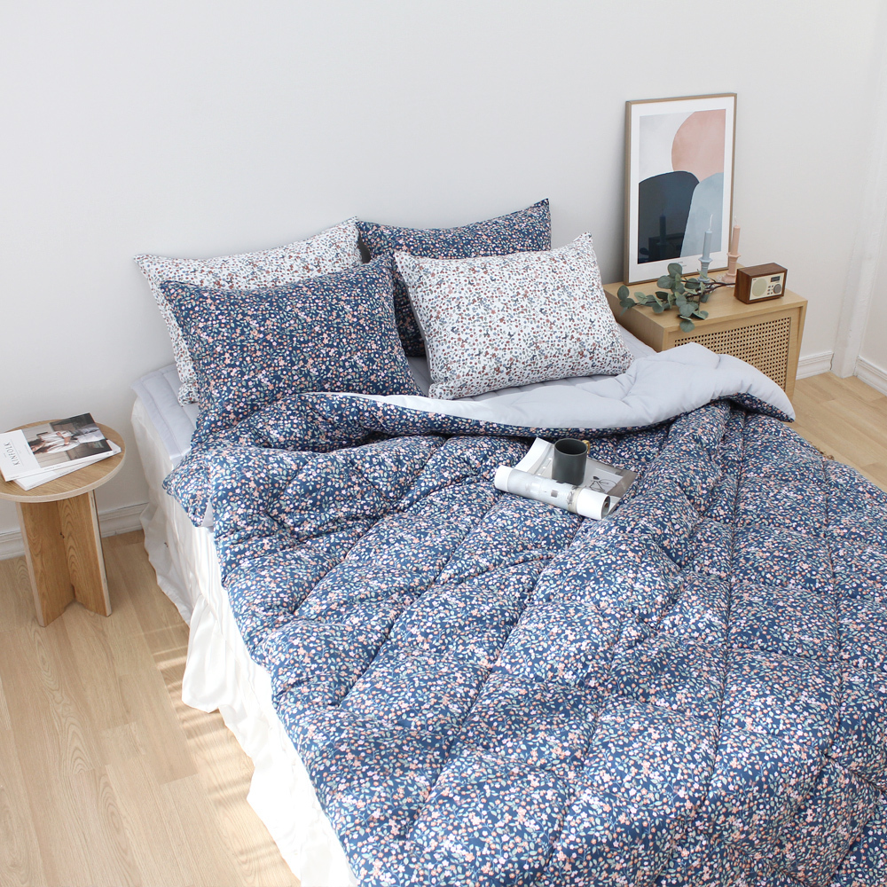 韓國棉被 阿黛爾小碎花-聚脂纖維Polyester（四季被）