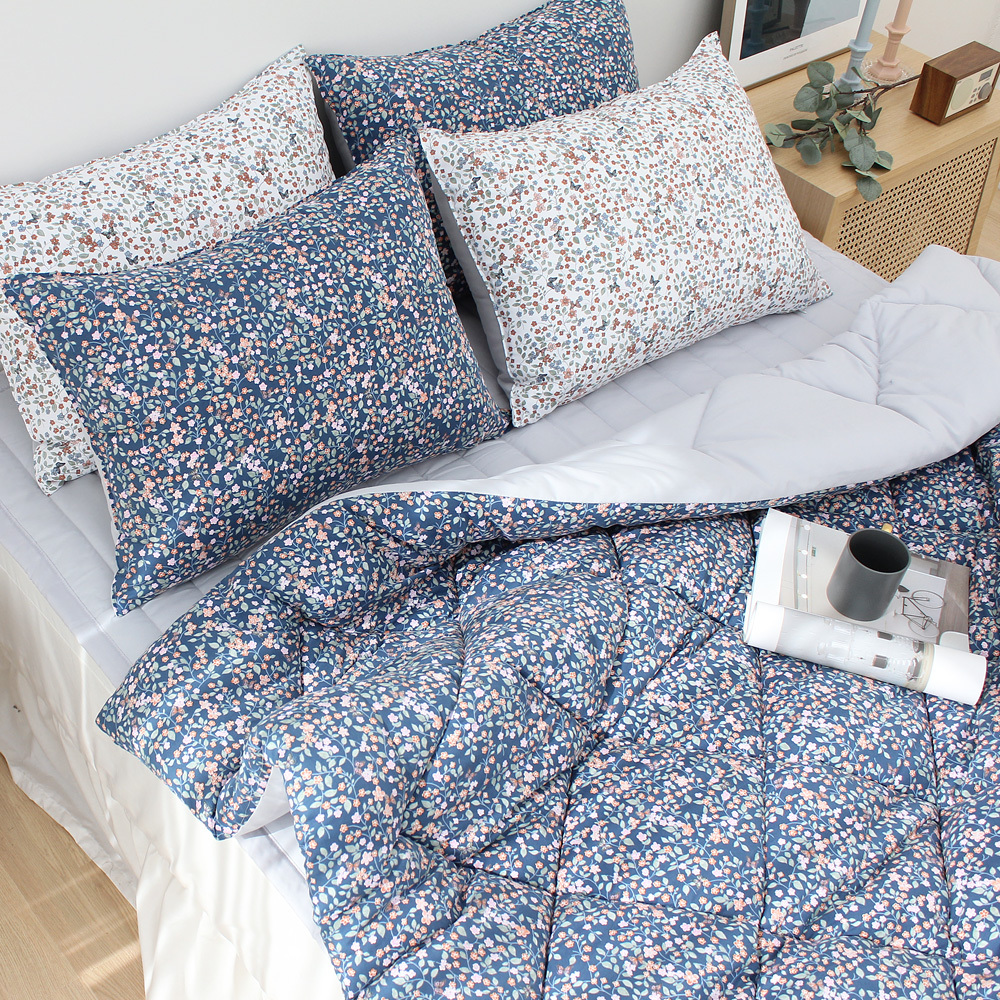 韓國棉被 阿黛爾小碎花-聚脂纖維Polyester（四季被）