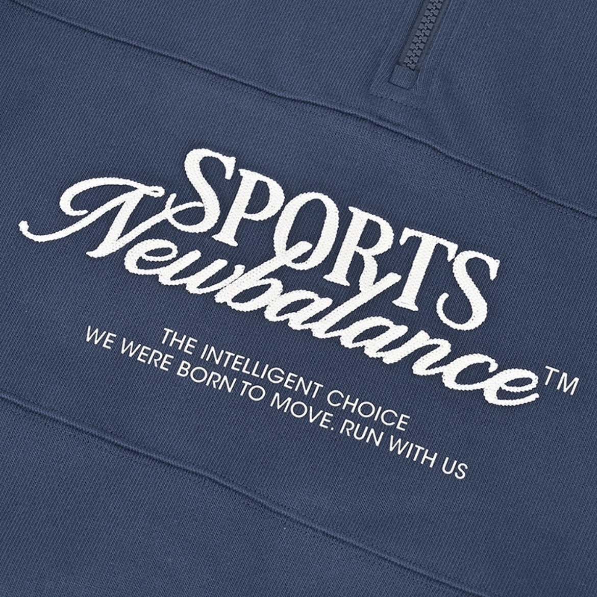 New Balance 半拉鍊立體長袖上衣 NCF31081 X