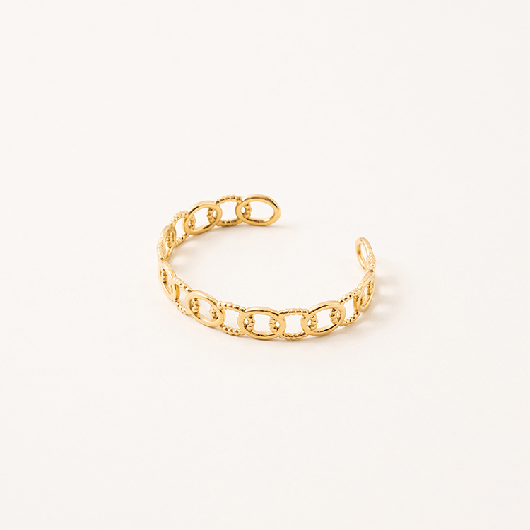 miramira扣圈｜羅馬假期鏈環手環/鍊C0552-金42438