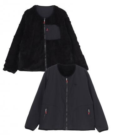 CHUMS BOOBY ELMO REVERSIBLE JACKET WS CH14-1478-K043 黑色  女裝 雙面抓毛外套/毛毛外套/毛毛褸