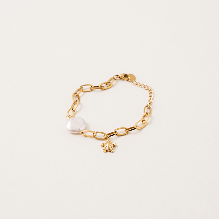 miramira自然｜永恆守護單珠海龜手環/鍊C0573-金91800