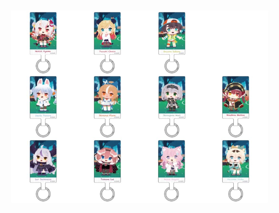 「官方代購」Hololive ホロライブ マルチリングプラス Lサイズ 手機掛帶 ( 2期生/3期生/HOLOX)