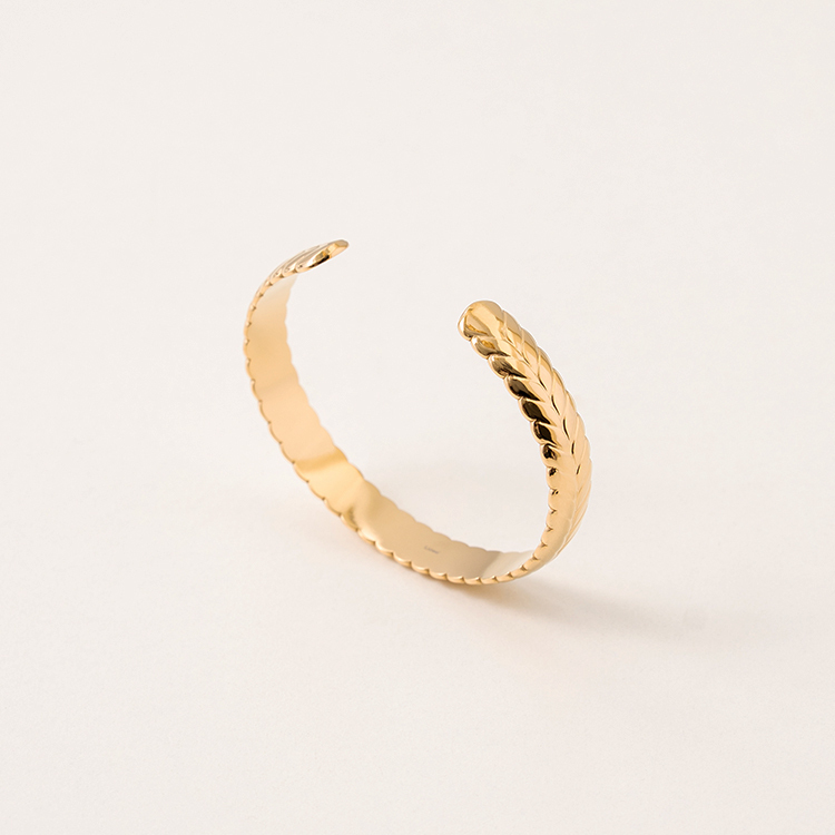 miramira純映｜女神之光寬版手環/鍊C0703-金94863