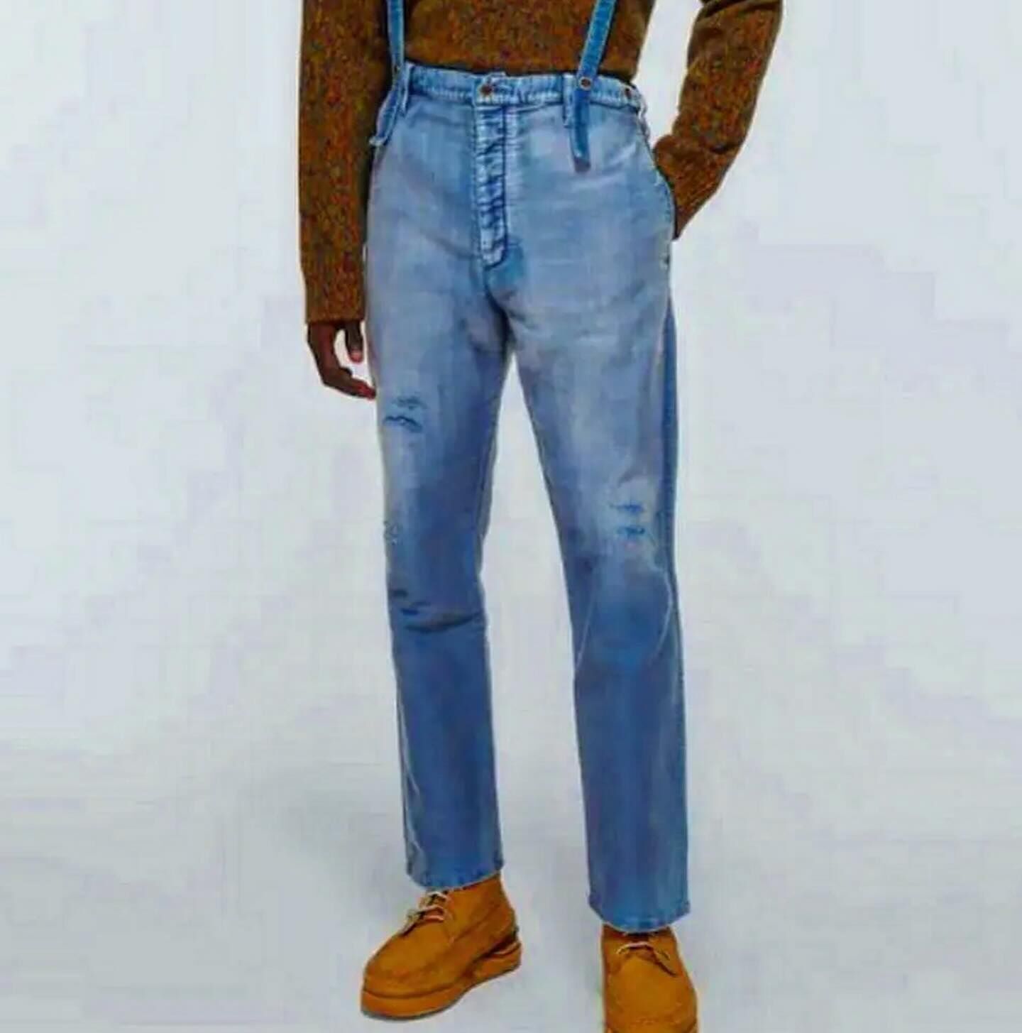 ON SALE: VISVIM TRAVAILLER BRACES PANTS MOLESKIN - LT.INDIGO IN STOCK NOW (現貨發售中)