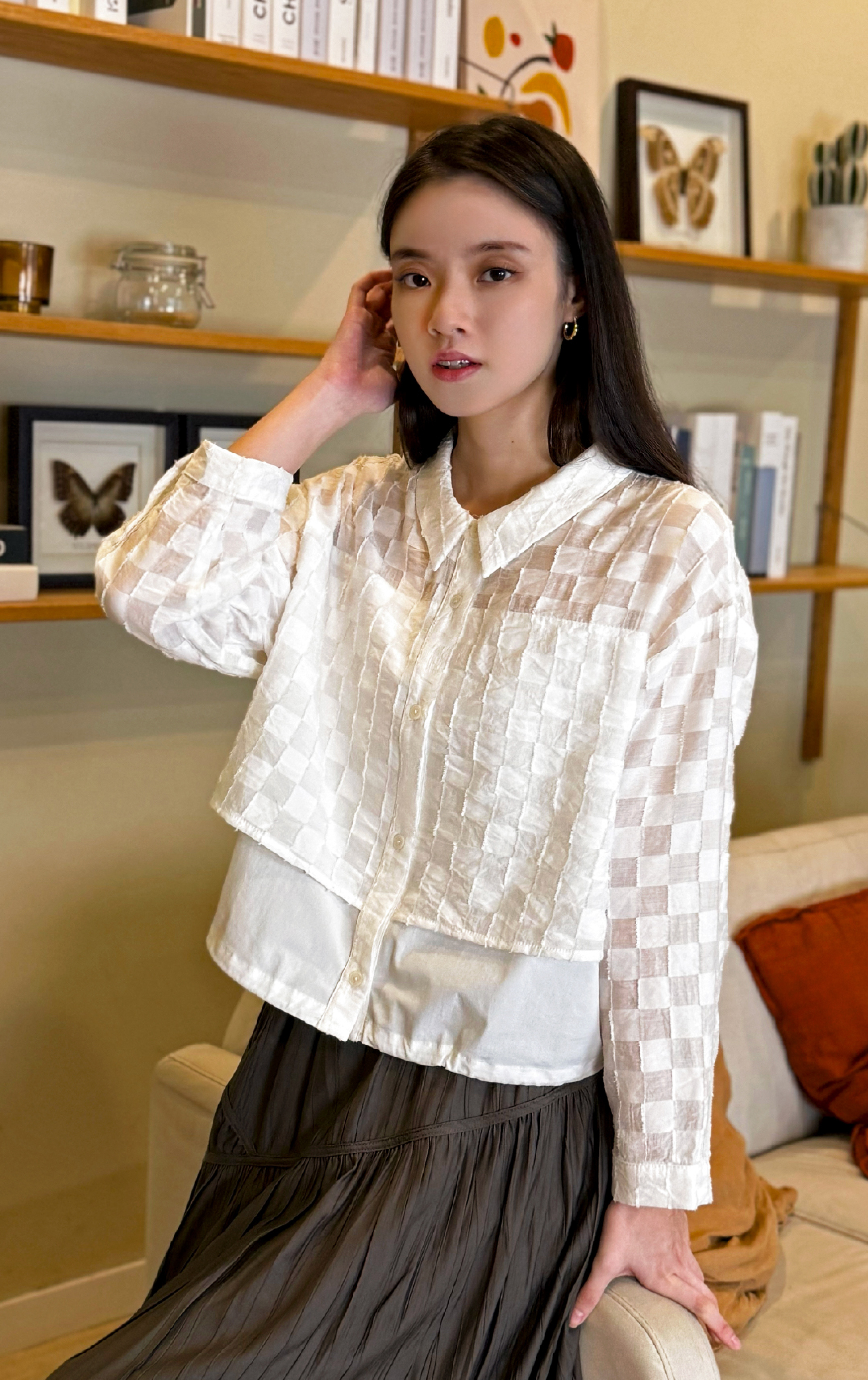 Plaid Pattern Shirt SH0301