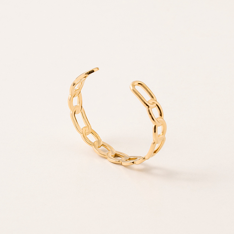 miramira純映｜鍊結光芒寬版手環/鍊C0771-金95549