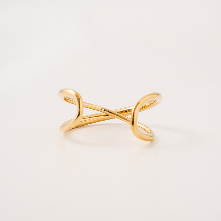 miramira純映｜雙環流線手環/鍊C0782-金95655