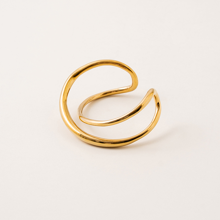 miramira純映｜雙環流線手環/鍊C0782-金95655