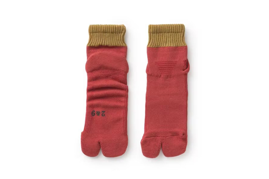 中川政七商店 - 登山襪 / 紅  / 23-25cm