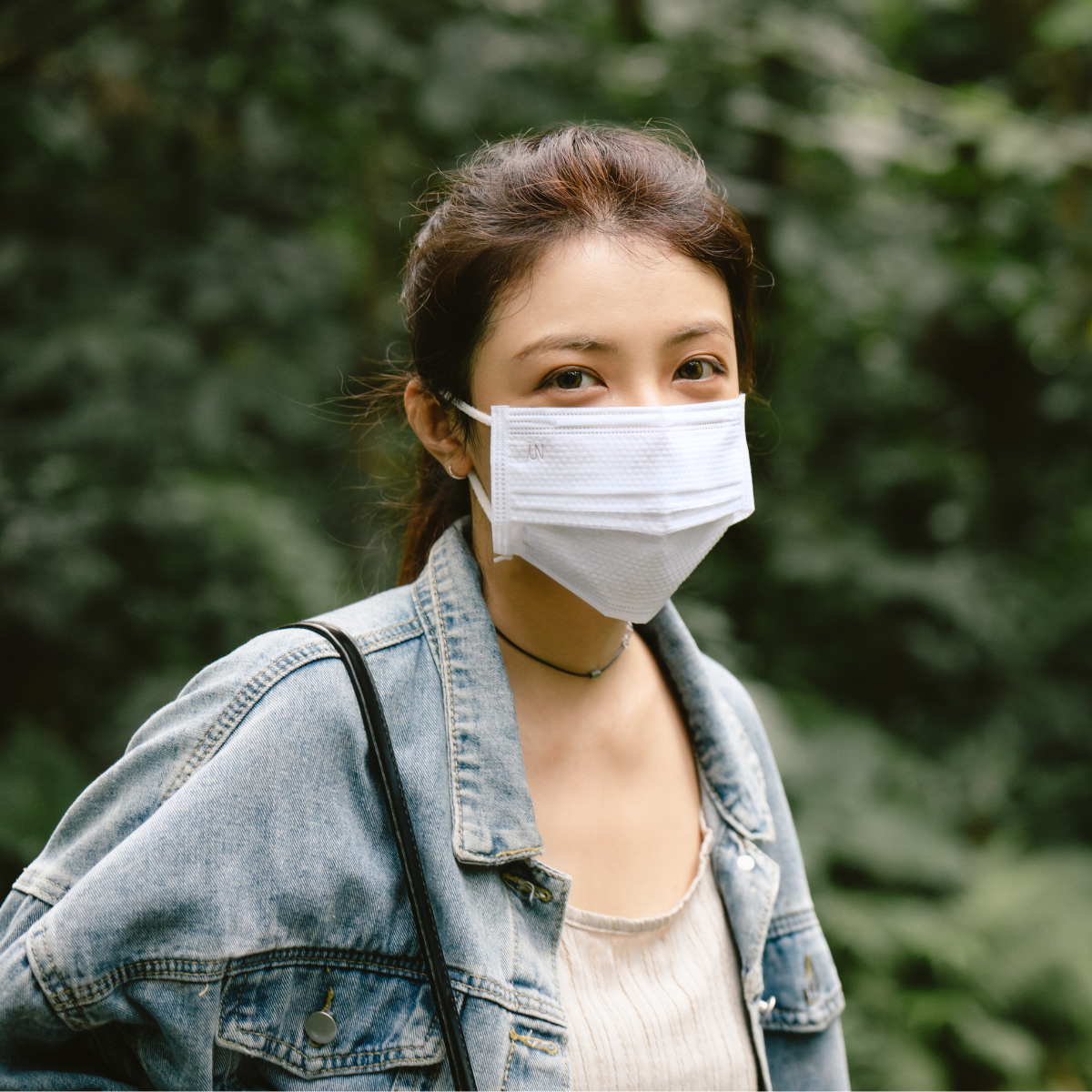 泡泡紋平面醫療口罩- 無暇白(50入/盒)