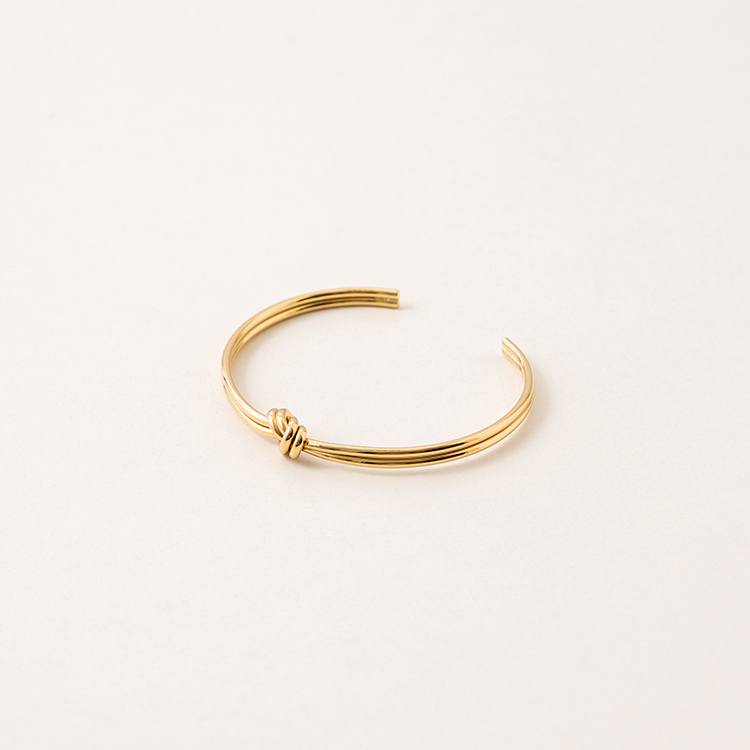 miramira純映｜極簡線結手環/鍊C0910-金54264