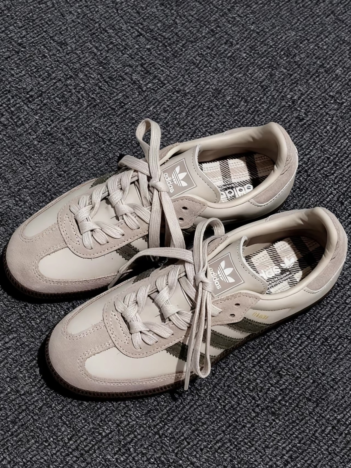 （預購）ADIDAS SAMBA OG 抹茶奶灰 焦糖底 JR0893