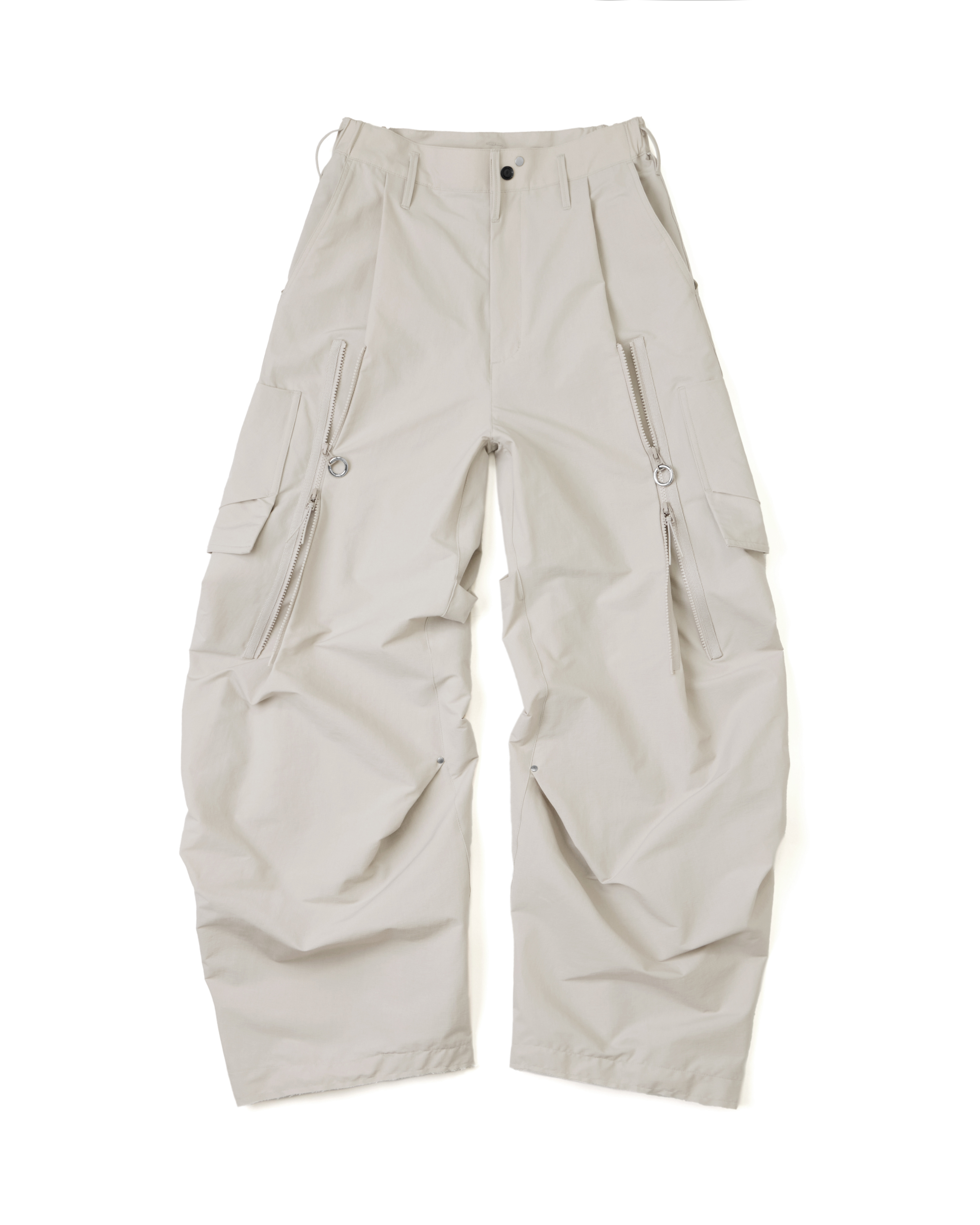 GOOPiMADE 9th - CORDURA® Zipper Cargo Trousers - Bone
