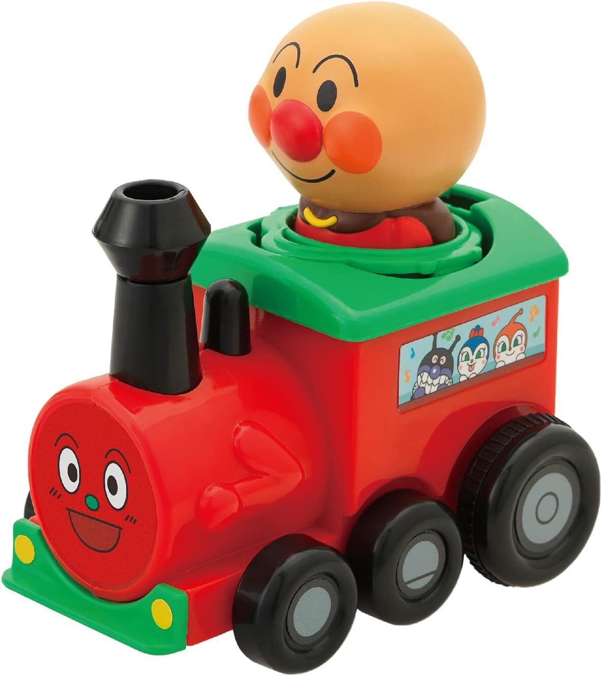 麵包超人-NEW PUSH前進小汽車系列 (麵包超人列車、小汽車SL人、麵包超人號、幼稚園麵包超人巴士)