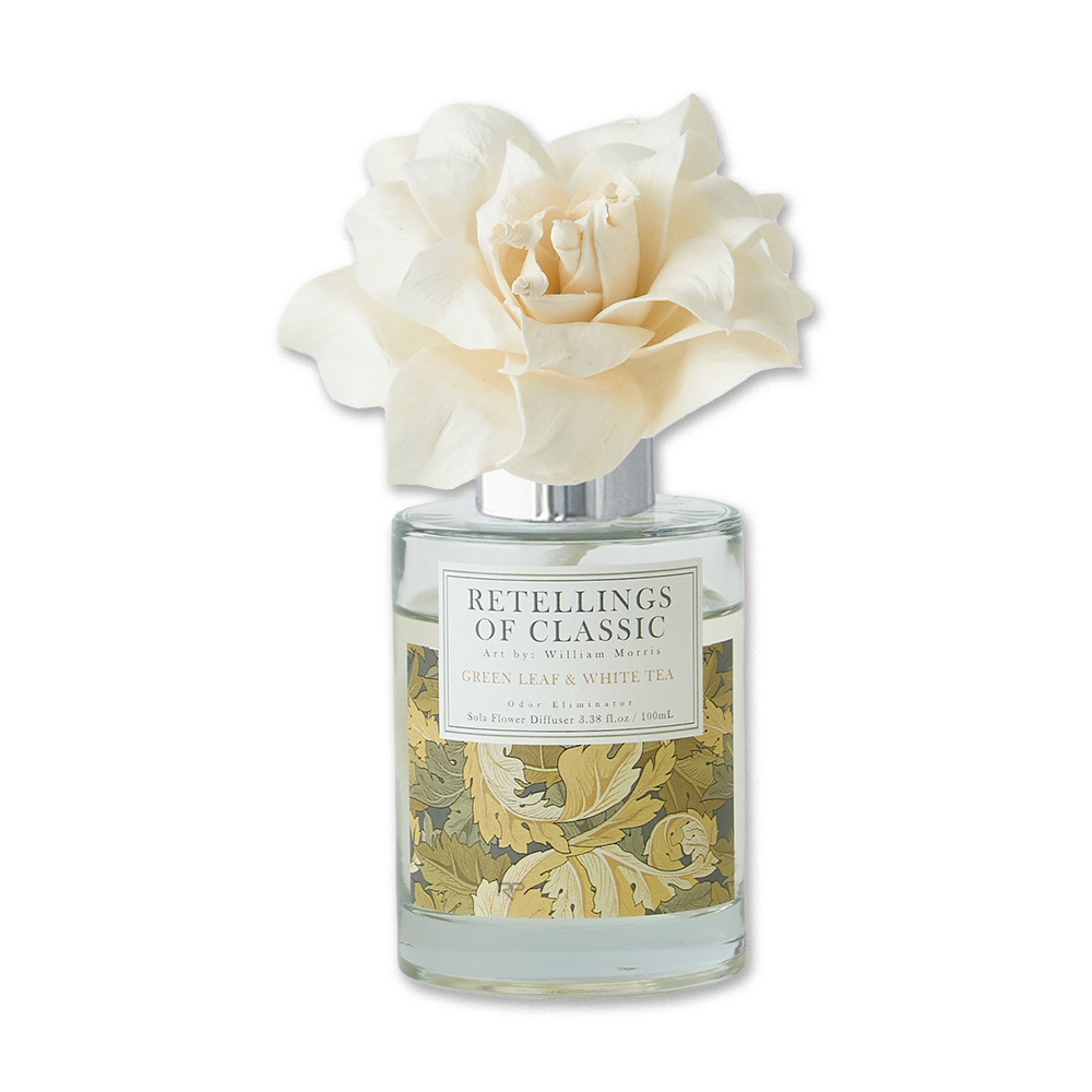 花現莫里斯 索拉花擴香瓶100ml〈白茶〉