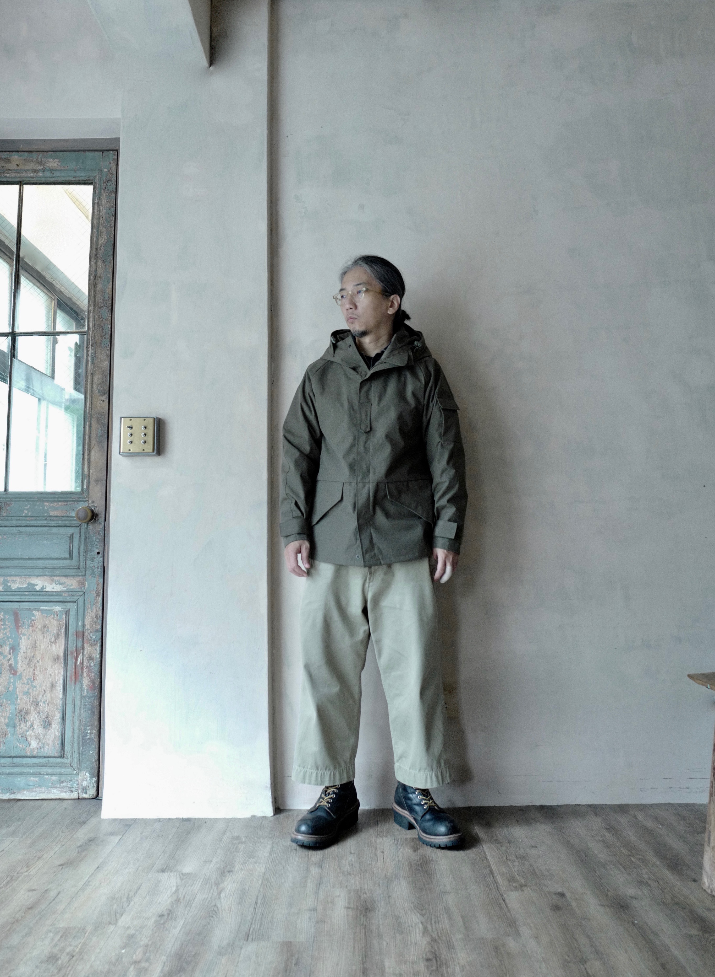 HOUSTON US military 全軍種 防風雨 ECWCS Parka / military green