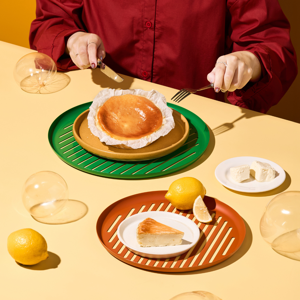 無麩質巴斯克乳酪米蛋糕禮盒300g (奶蛋素)｜舊振南