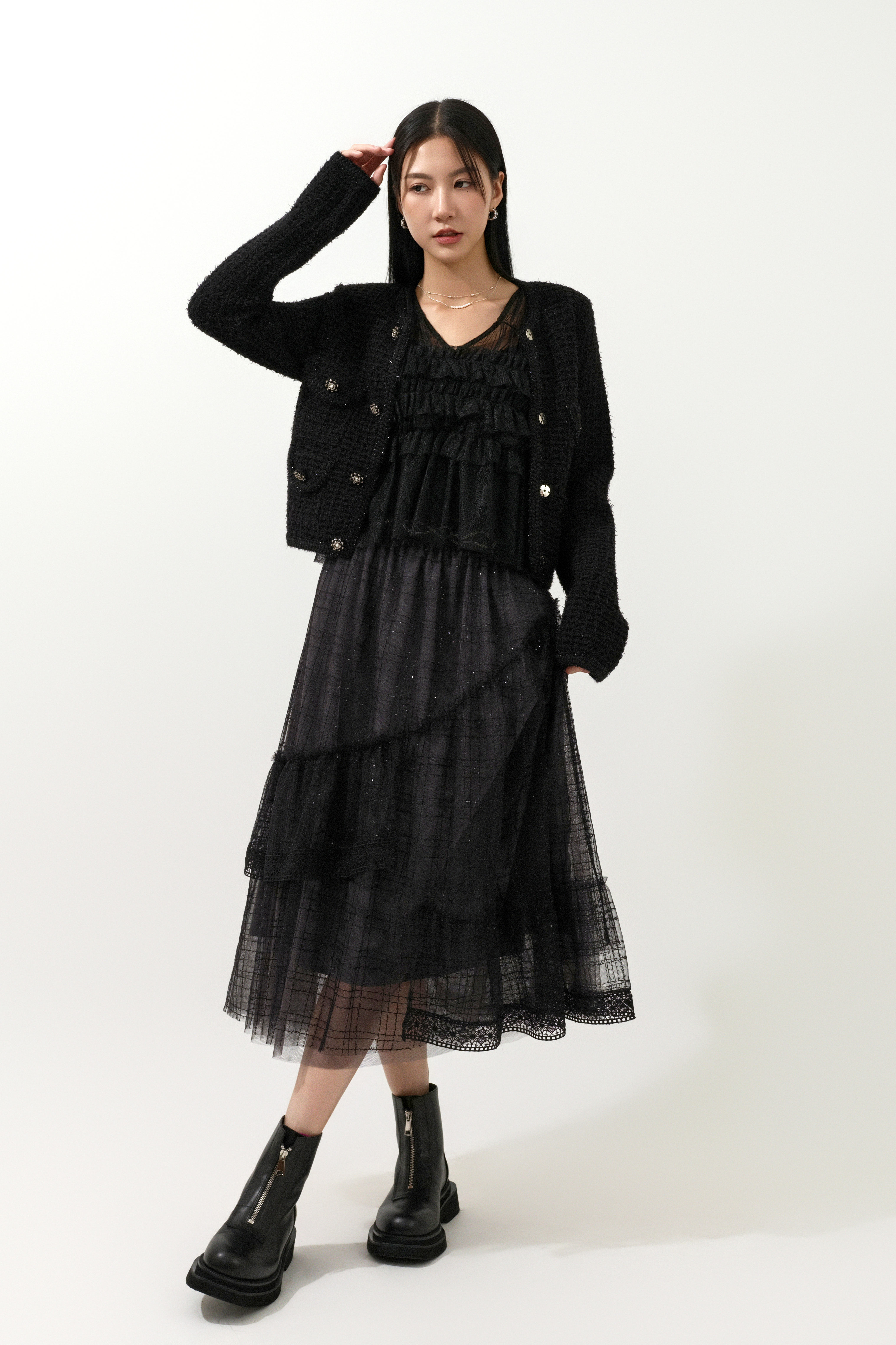 FW25_0130（外套＋上衣＋Bra Top＋半截裙）