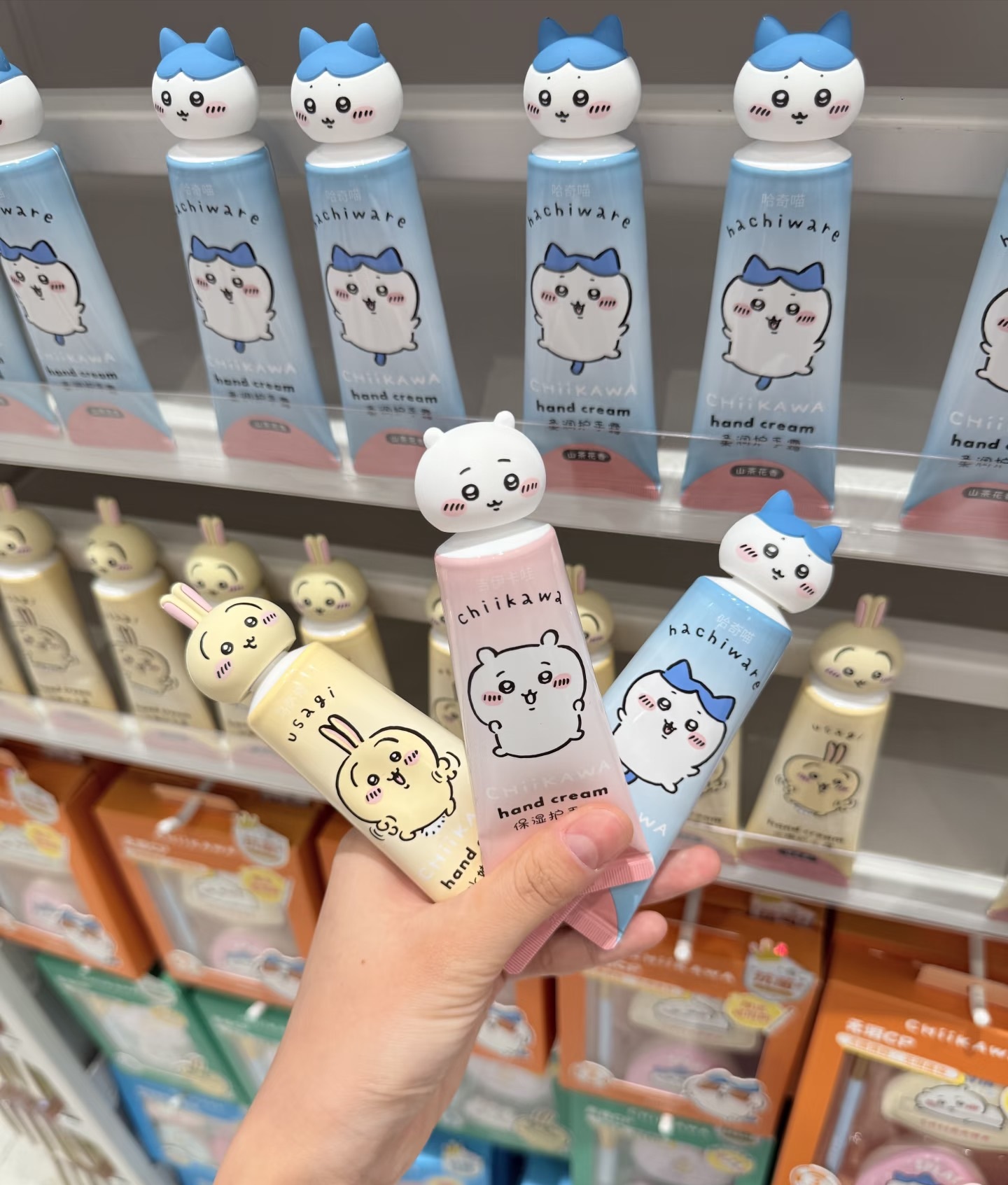 KTQ STORE ‧ MINISO x Chiikawa 吉伊卡哇 造型頭飾護手霜