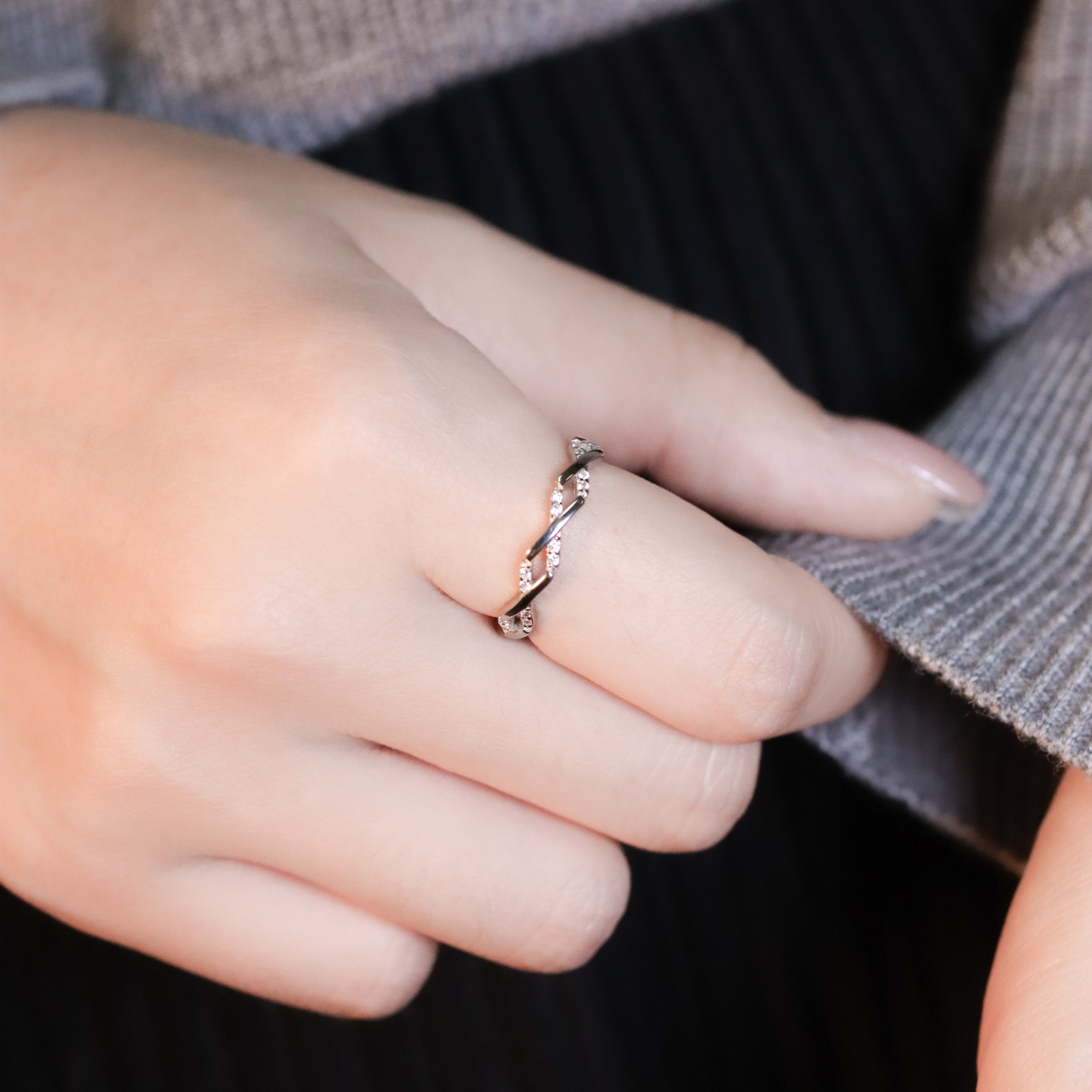 | 925純銀 | 你的小稜角戒指 | RI0958 |