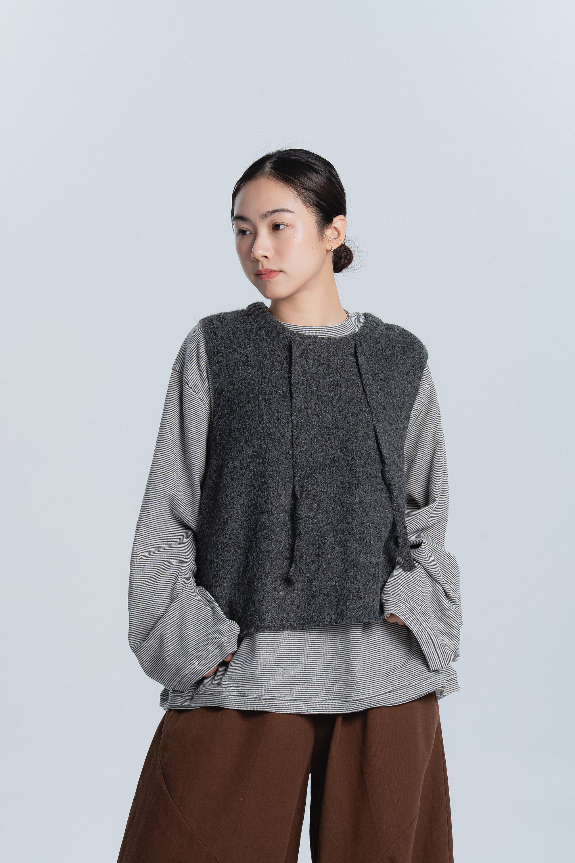 好日混針圓領背心 4色