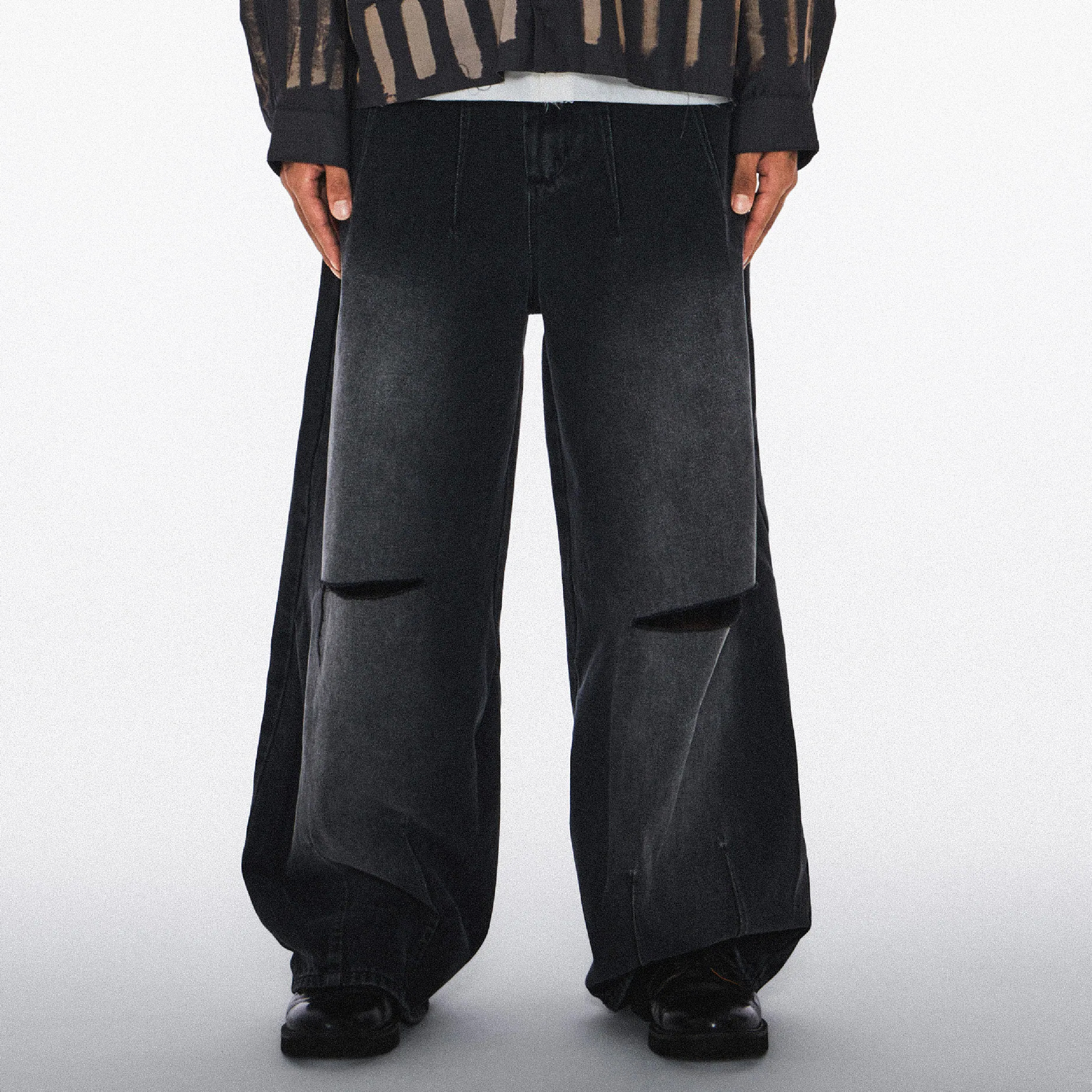 Wall Of Sound "VAMPYR" Bondage Wide Denim