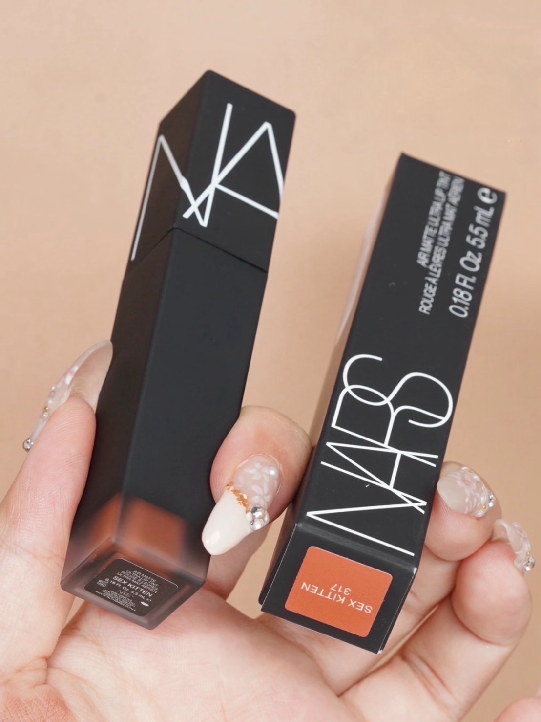 (預購商品 10/27收單)  NARS雲霧唇露5.5ml #317SEX KITTEN 焦茶烏龍