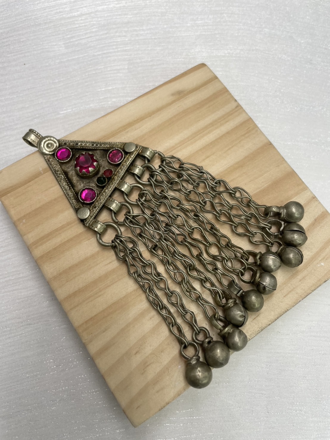 No.6三角形阿富汗鈴鐺墜飾 10.5cm