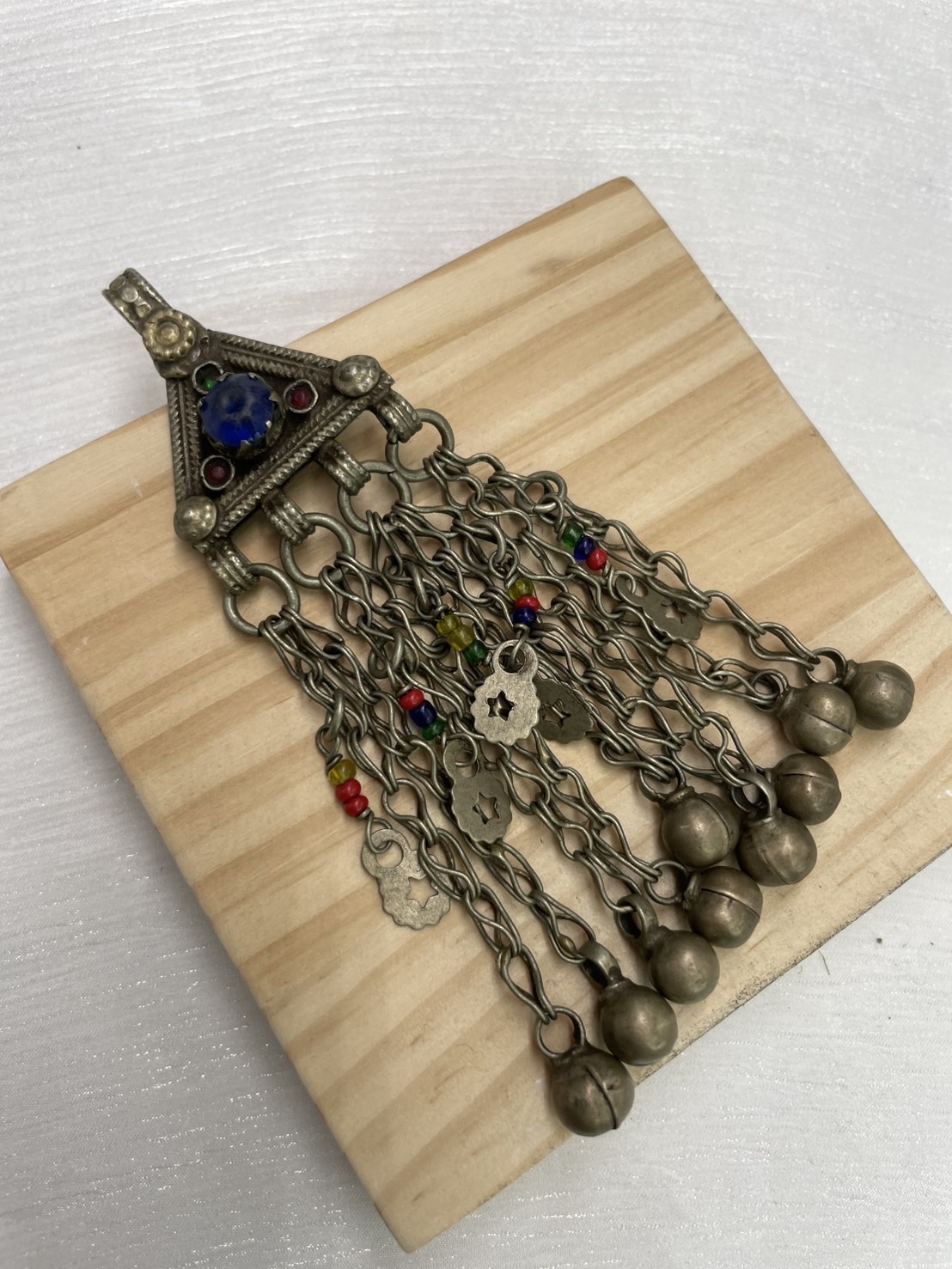 No.8三角形阿富汗鈴鐺墜飾 11cm