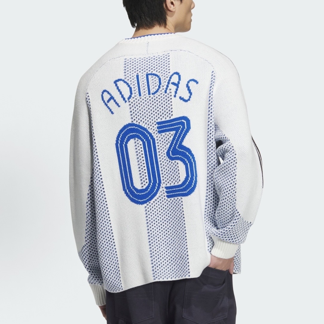 【代購】Adidas Originals 復古撞色針織毛衣 JL8361