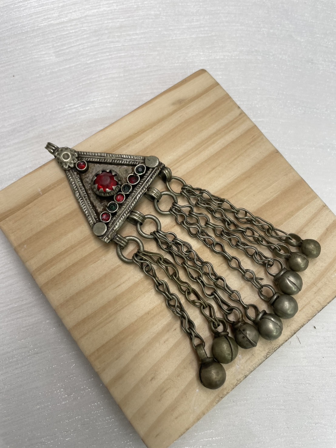 No.9三角形阿富汗鈴鐺墜飾 10cm