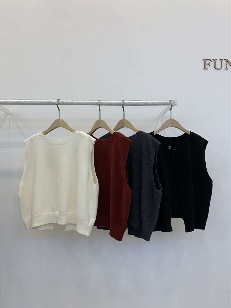 FP5101 前短後長正反兩穿羊毛背心