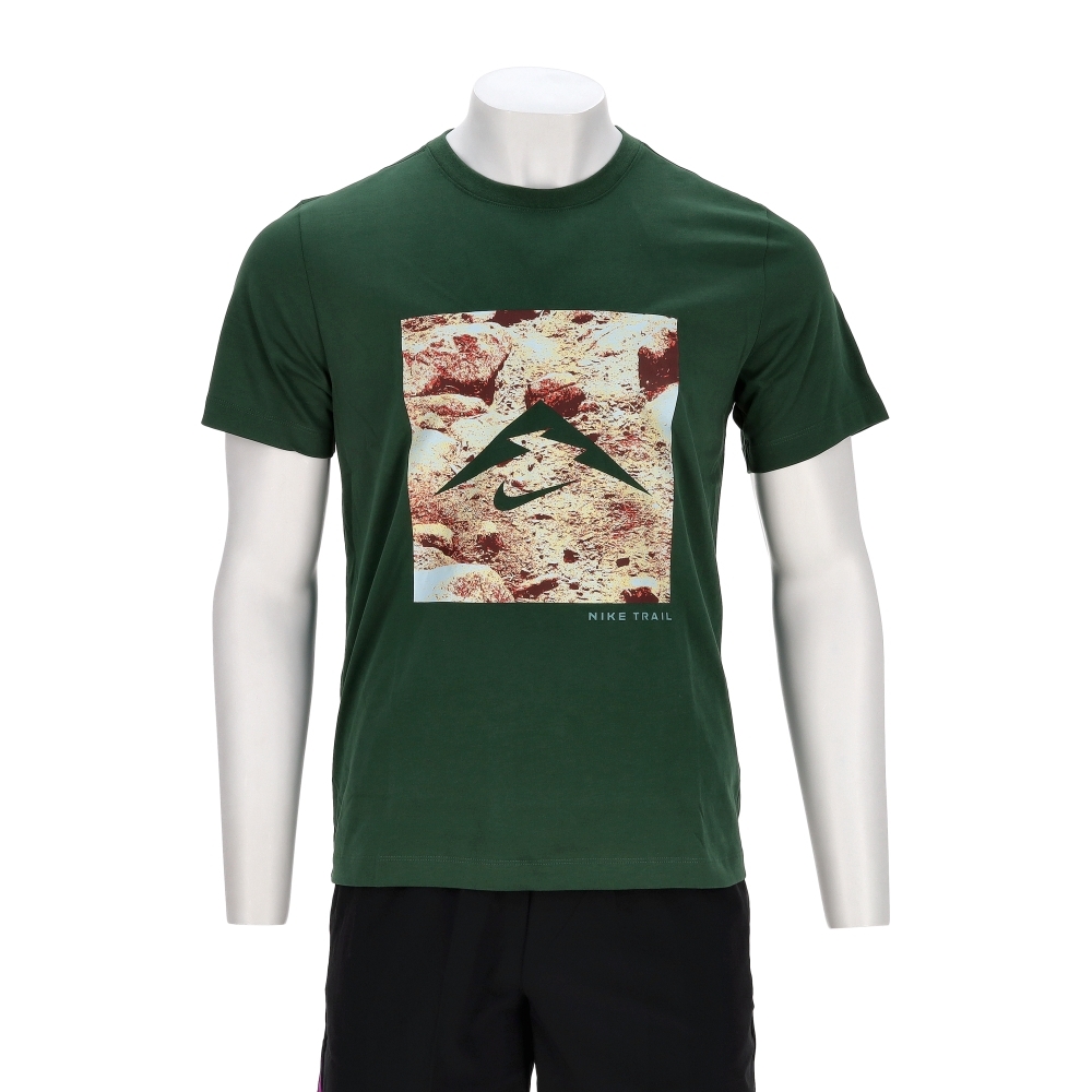 Nike As M Df Tee Trail Energy 男款 綠色 休閒 上衣 快乾 短袖 HV4149-323