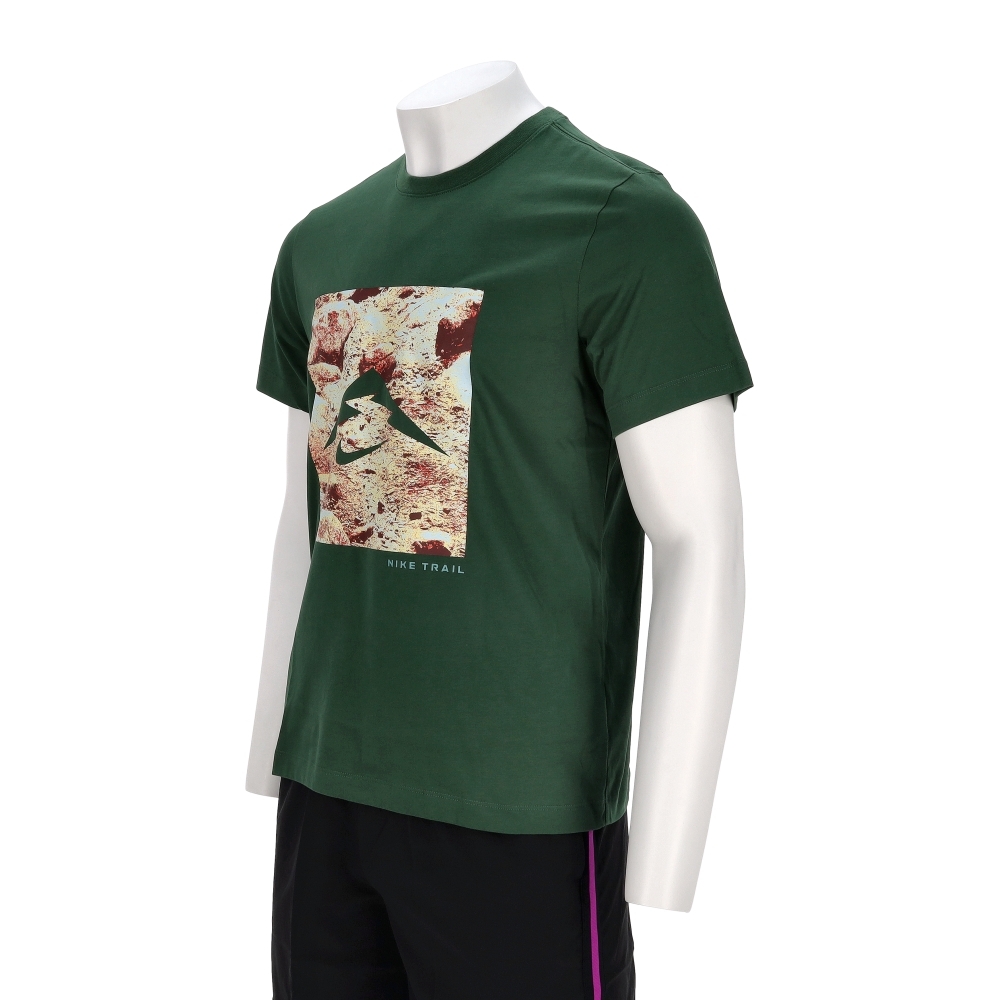 Nike As M Df Tee Trail Energy 男款 綠色 休閒 上衣 快乾 短袖 HV4149-323