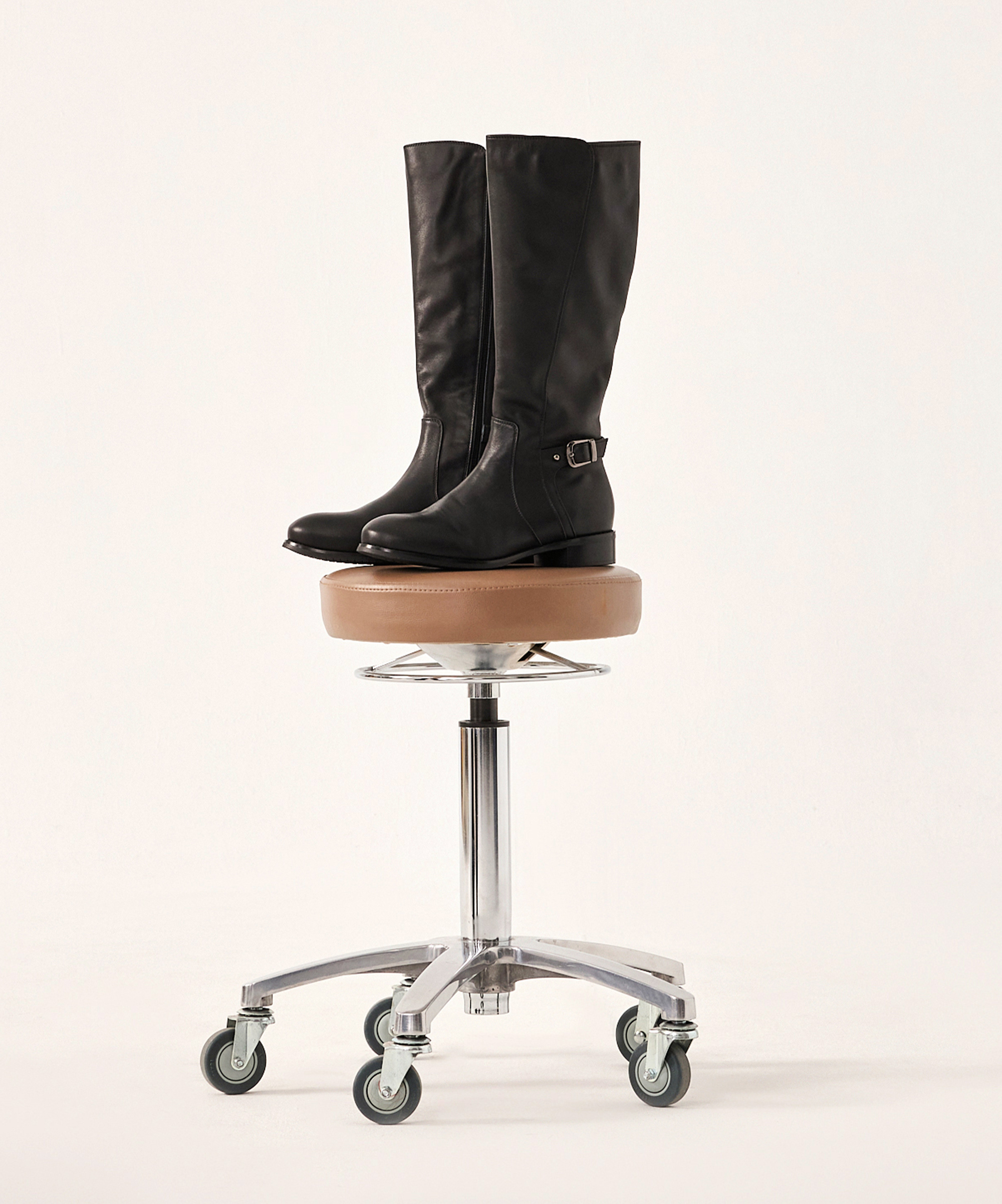 Leila 柔軟真皮長靴