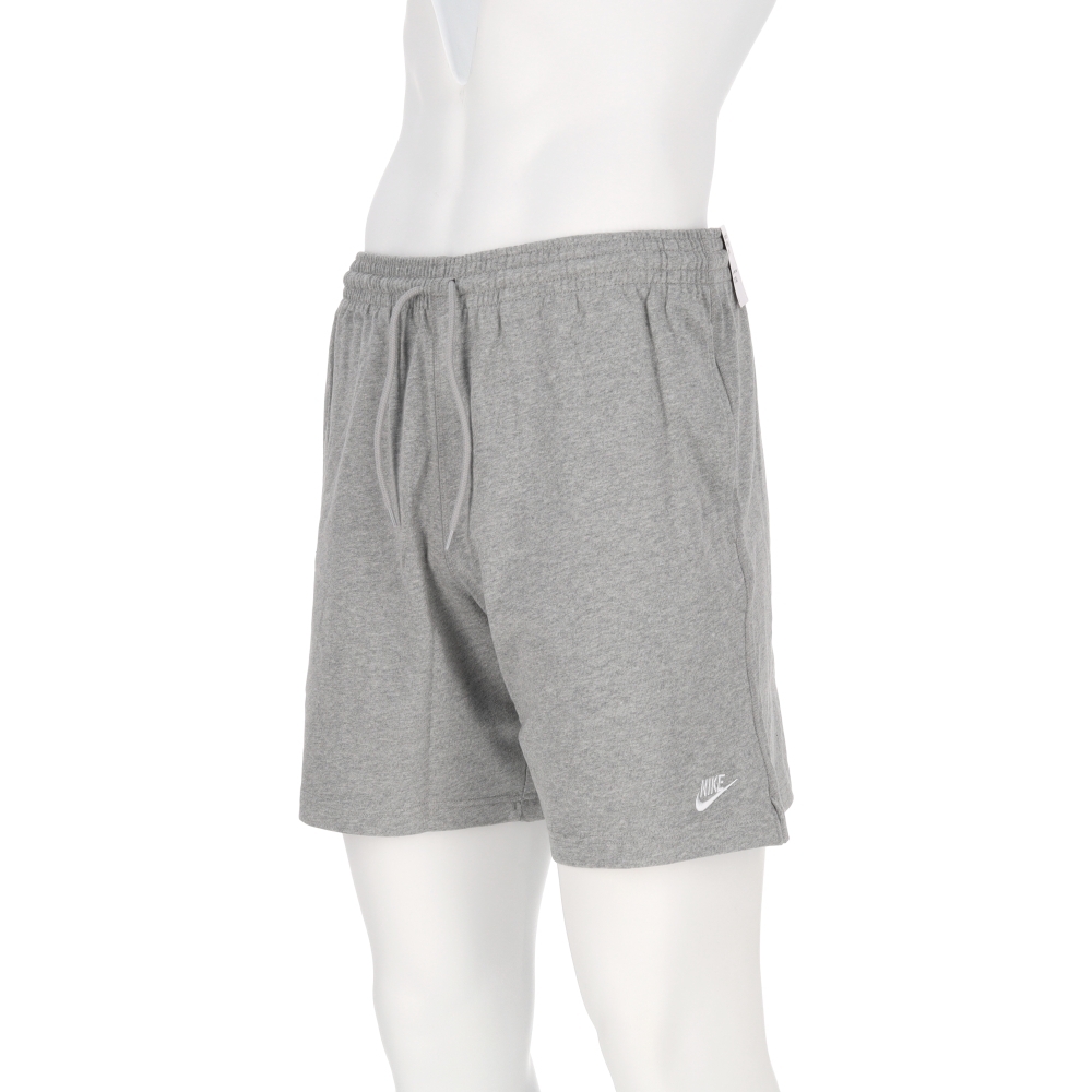 Nike As M Nk Club Knit Short 男款 灰色 純棉 運動 休閒 短褲 FQ4361-063