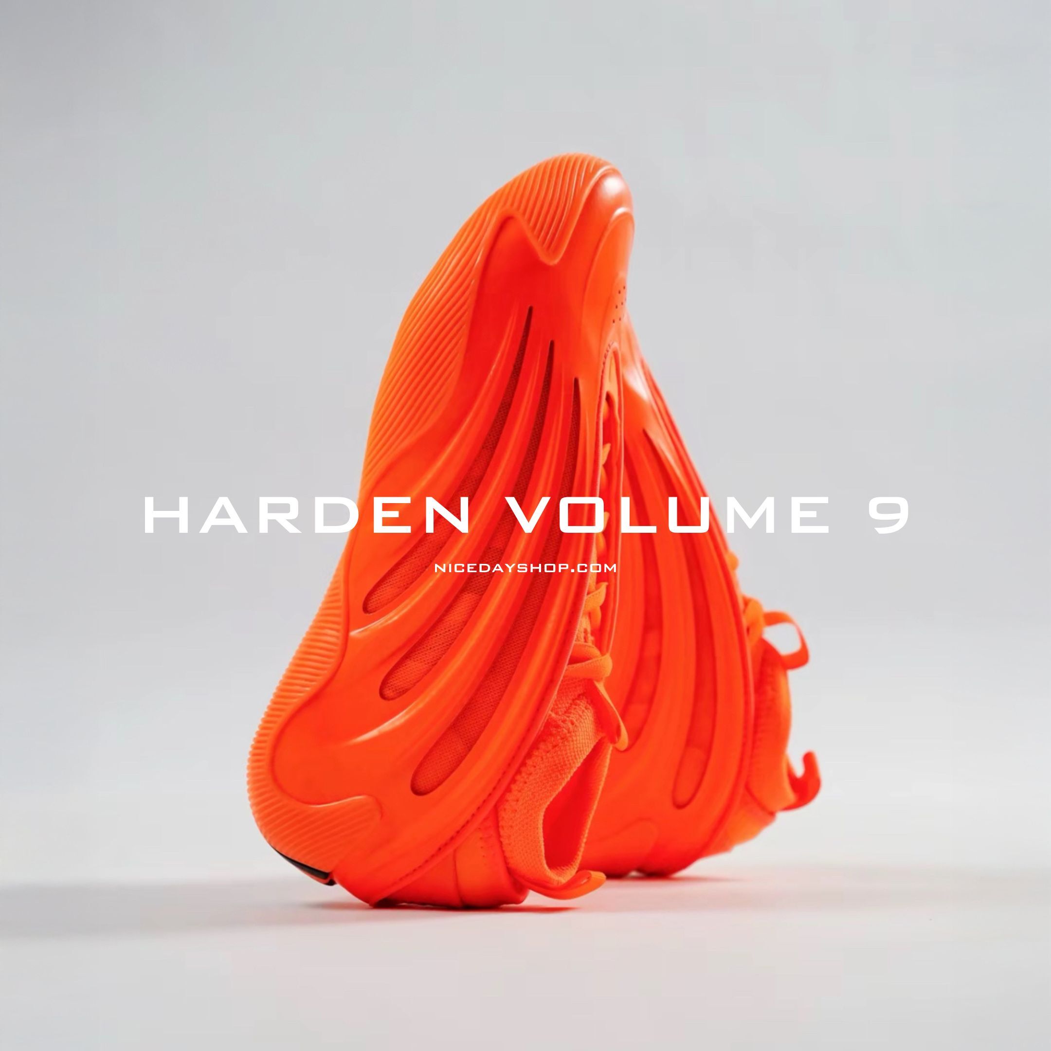 NICEDAY 代購 Adidas Harden Vol. 9 哈登 鬍子 後撤步 男鞋 實戰 籃球鞋 橘 橘紅 JS1305