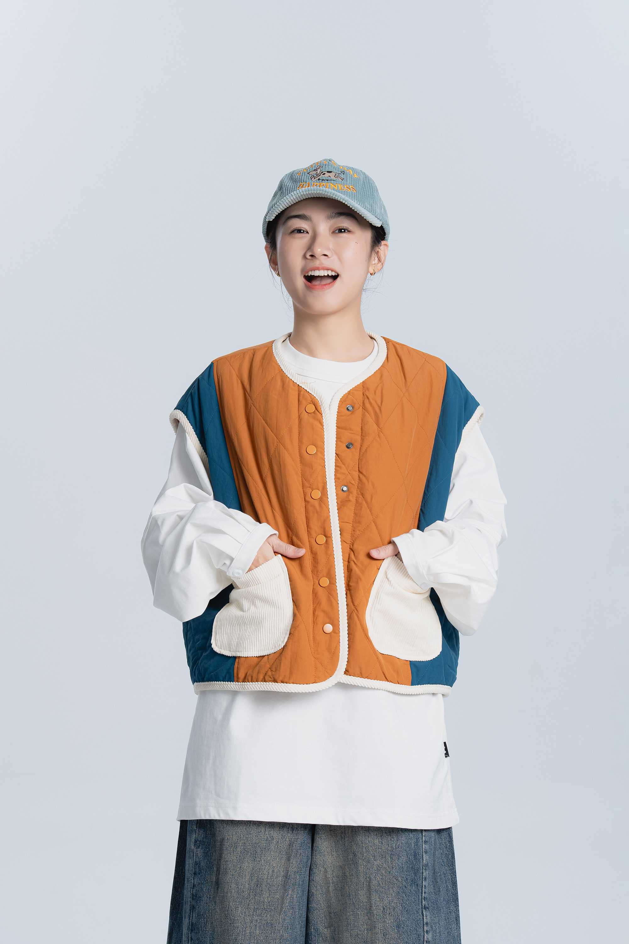 拼出好心情鋪棉背心 4色