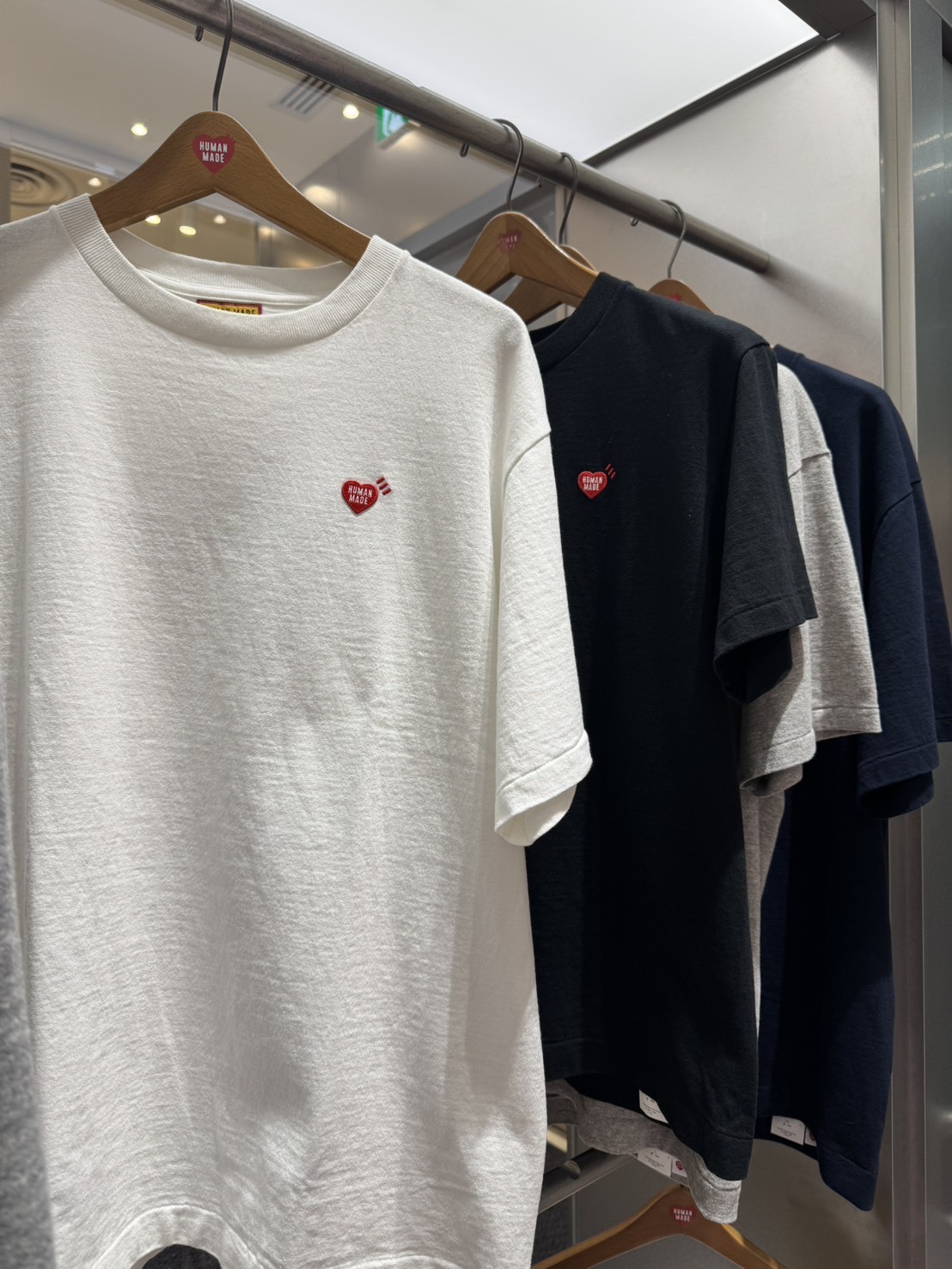 【HUMAN MADE】純棉無口袋版  版型稍大 HEART POCKET T-SHIRT
