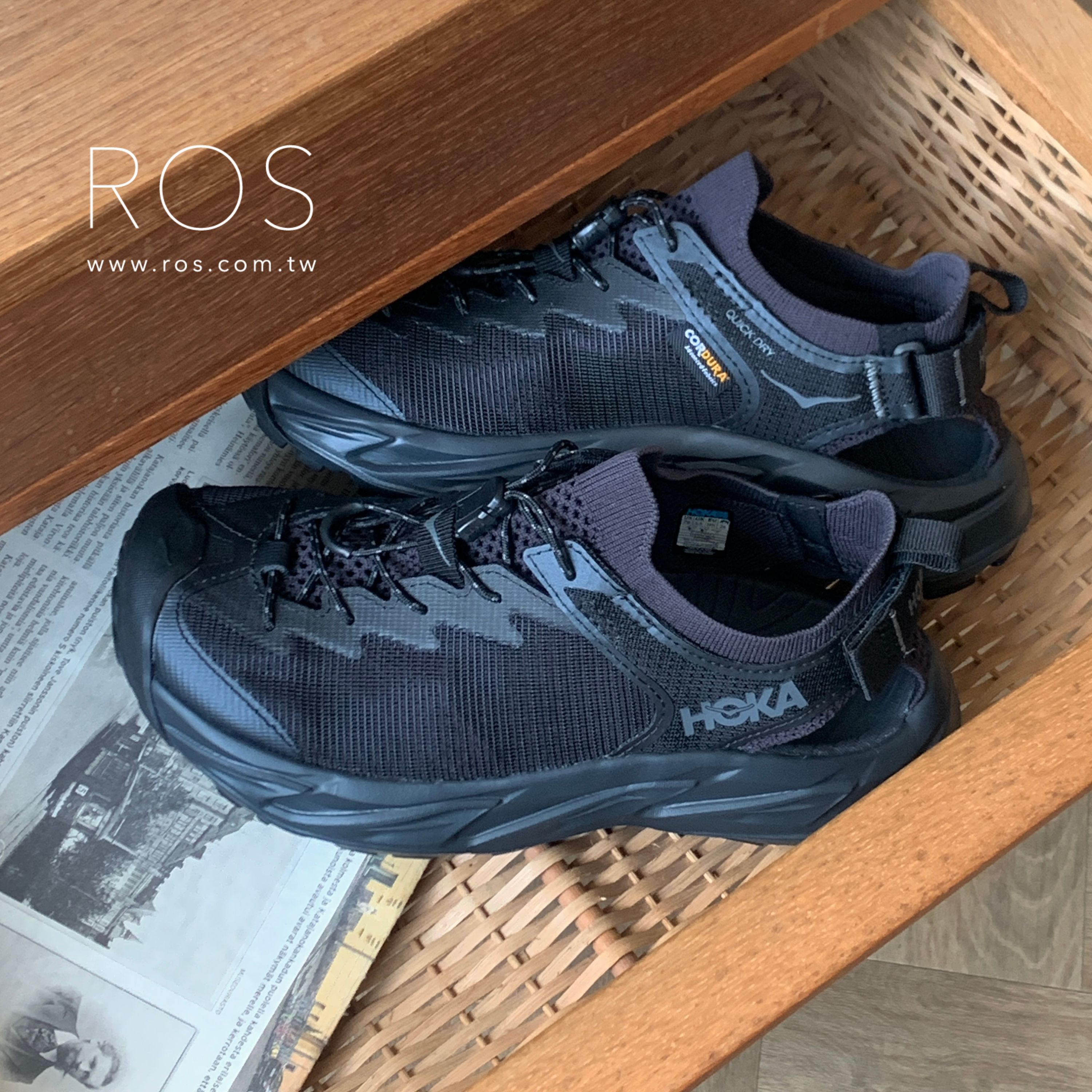 HOKA ONE ONE Hopara 2 健行涼鞋黑