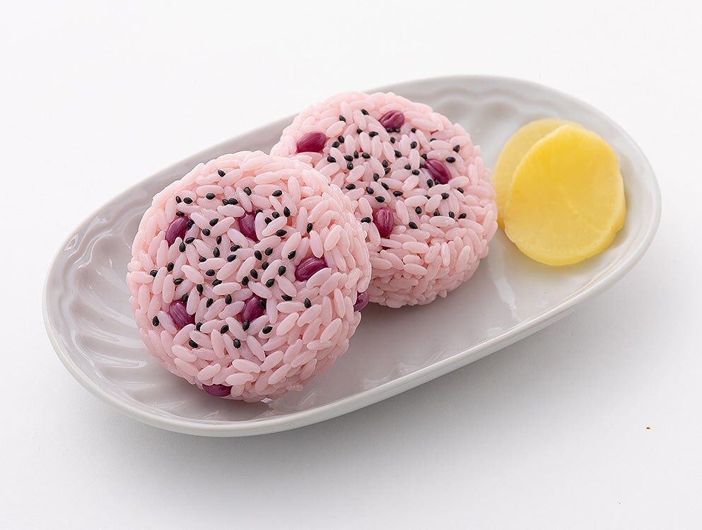 飯糰組裝模型 紅豆飯 Onigiri Plastic Model Sekihan
