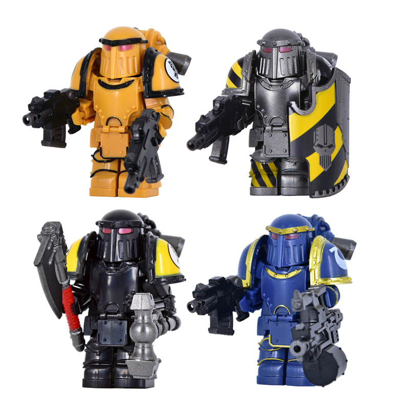 Iron Warriors 40K Custom Minifigures Minifigs fit Lego DY741-DY744