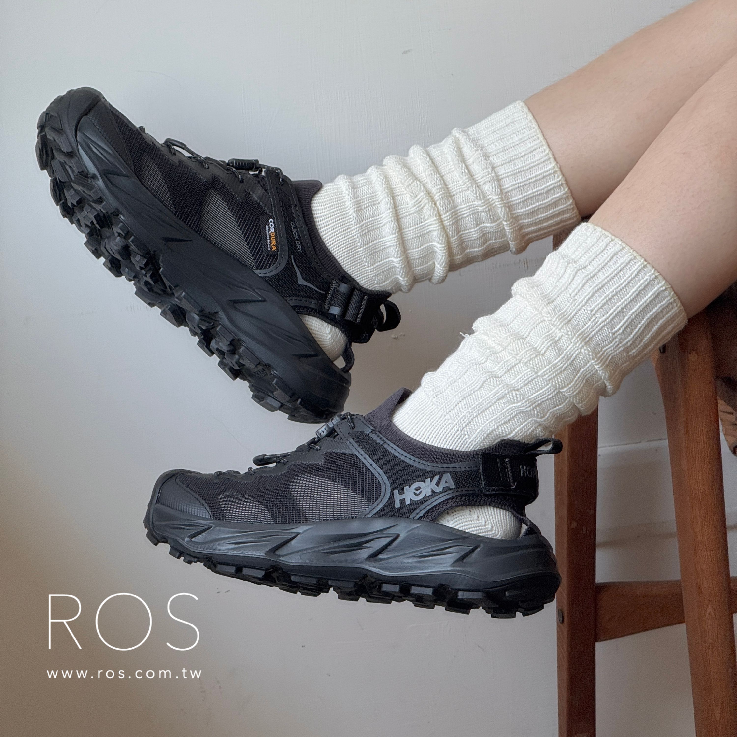 HOKA ONE ONE Hopara 2 健行涼鞋 黑