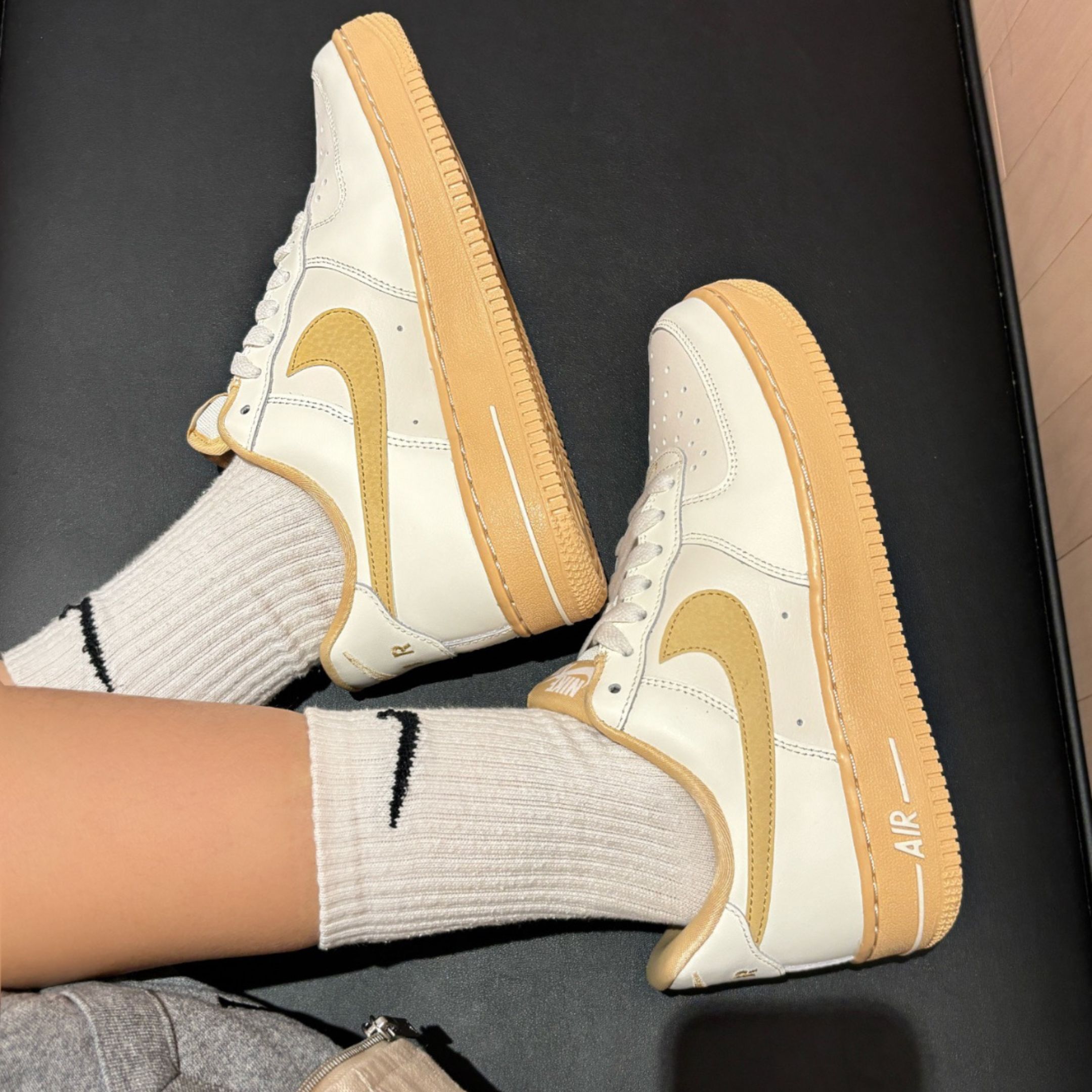 NICEDAY 代購 Nike Air Force 1 Low 奶油 奶茶色 牛奶糖 森永 麥茶拿鐵 女鞋 FZ3597-133