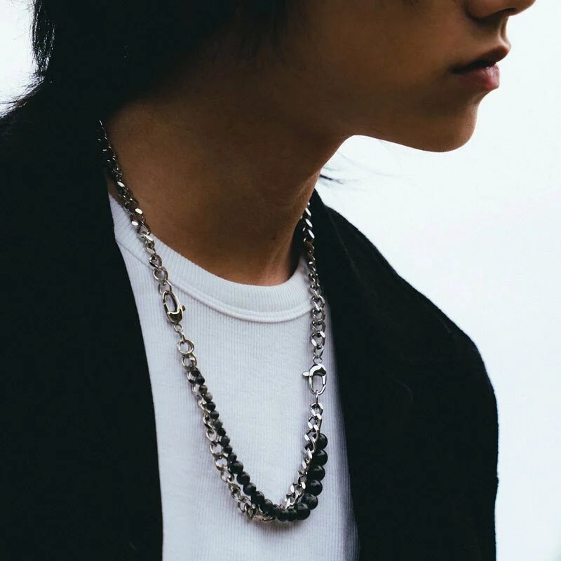 IDEALISM x RECOVERY ID25980-SIL 2IN1 NECKLACE 手鍊 項鍊