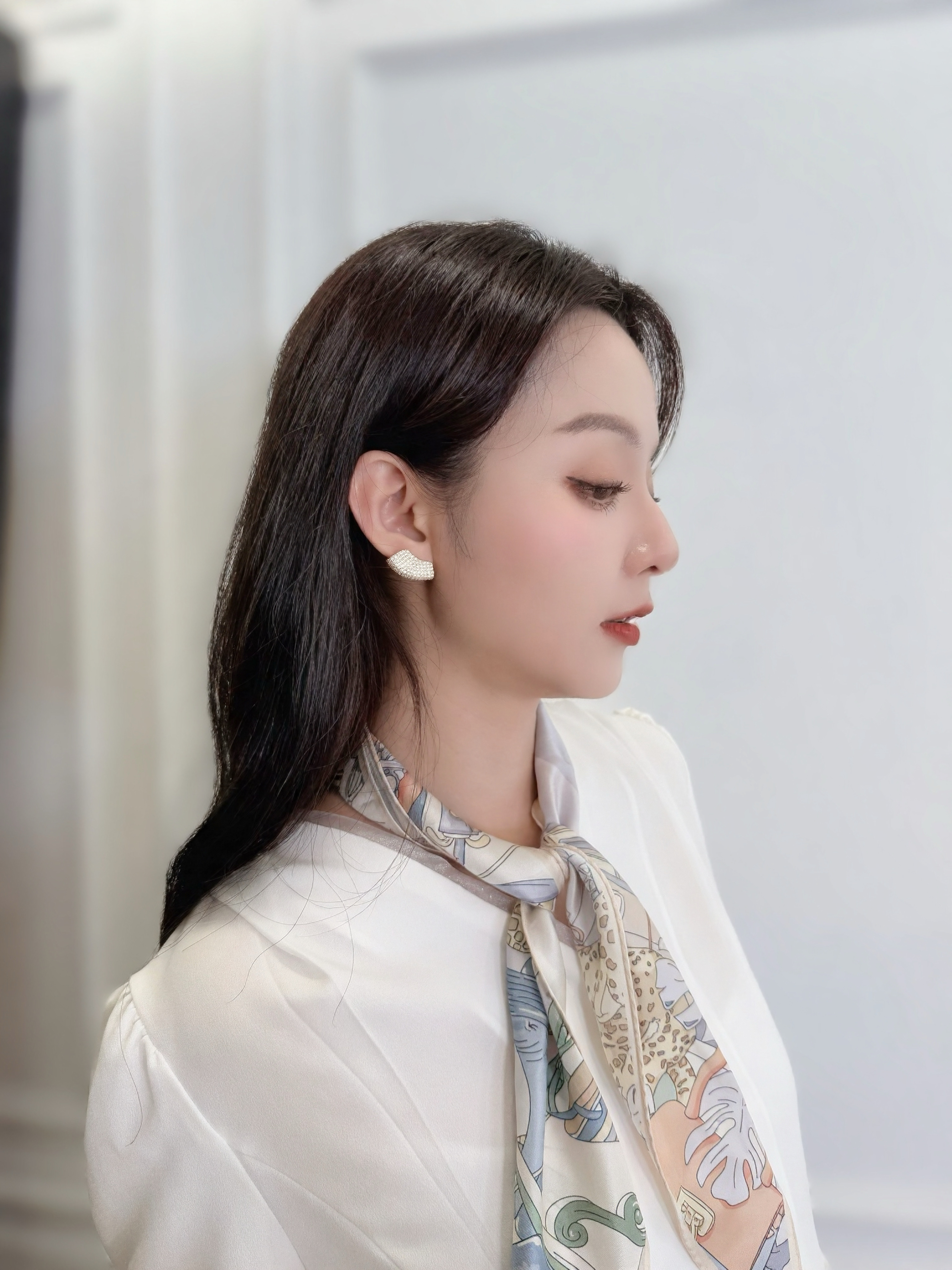 藝術家繪圖真絲絲巾